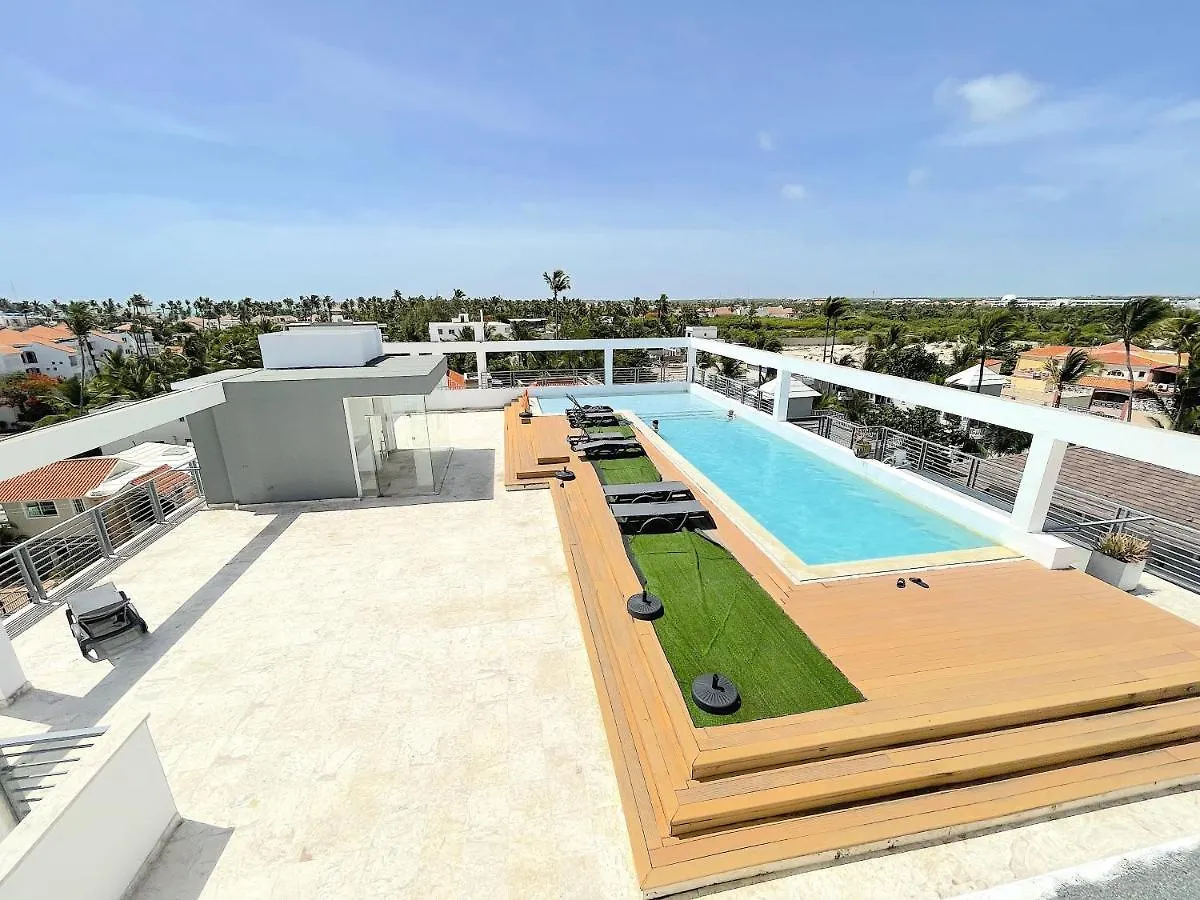 Rooftop Pool Ducassi Studio Suites Deluxe Hotel Beach Club & Spa Punta Cana
