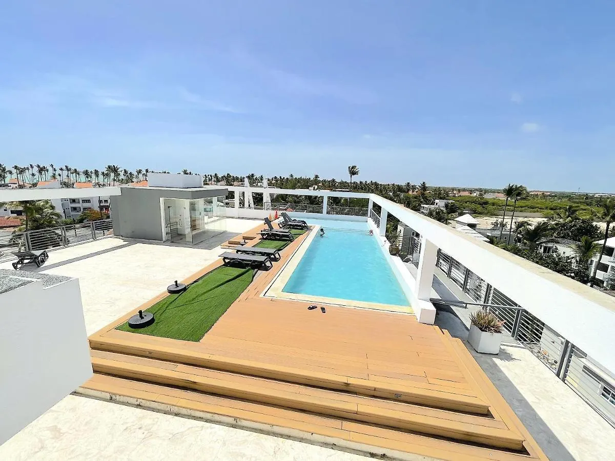 Rooftop Pool Ducassi Studio Suites Deluxe Hotel Beach Club & Spa Punta Cana