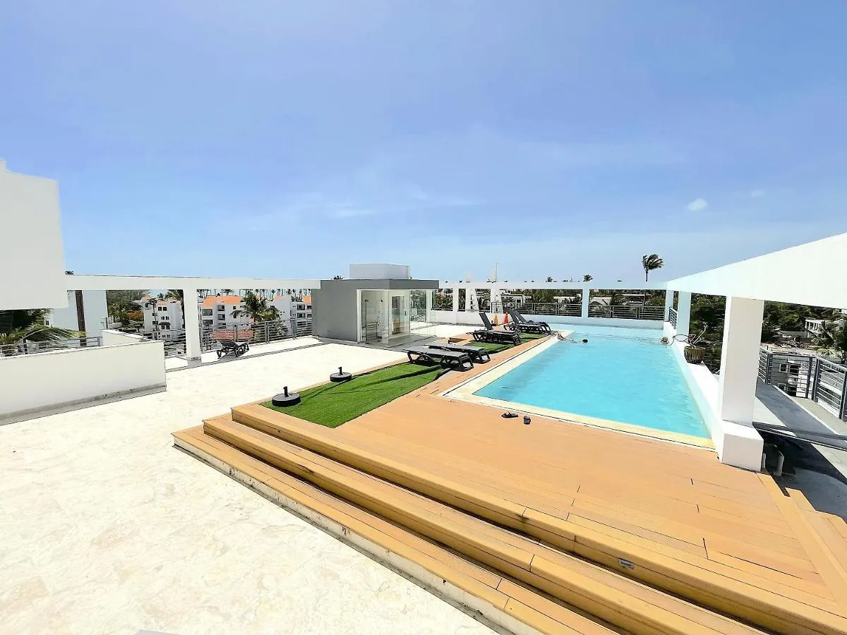 Rooftop Pool Ducassi Studio Suites Deluxe Hotel Beach Club & Spa Punta Cana